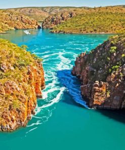 Horizontal Falls Landscape Diamond Painting