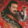 Jake The Snake Wrestler Diamond Painting