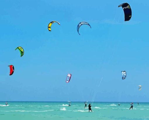 Kitesurfing Diamond Painting