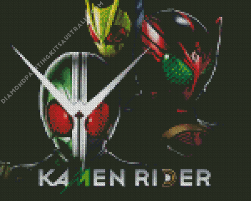 Masked Rider Poster Diamond Painting