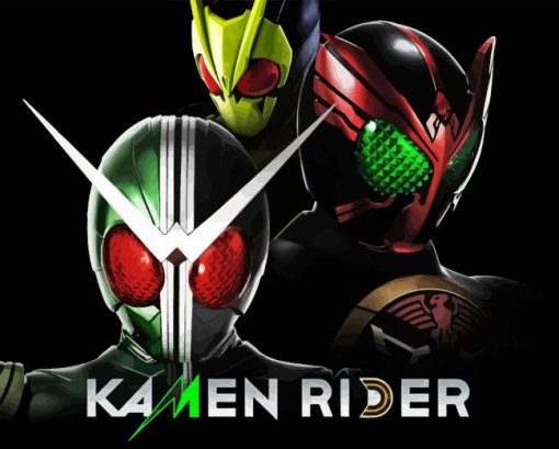 Masked Rider Poster Diamond Painting