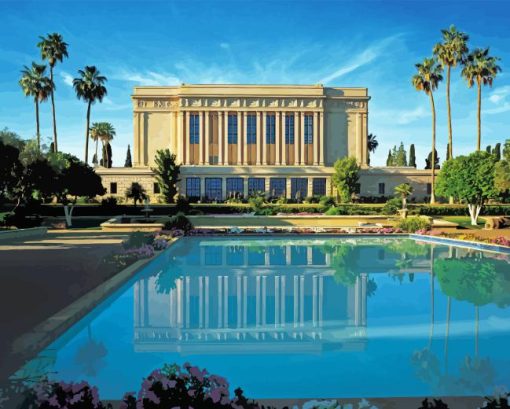 Mesa Arizona Temple Diamond Painting