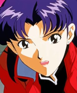 Misato Katsuragi Character Diamond Painting