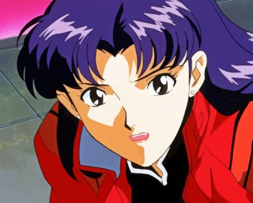 Misato Katsuragi Character Diamond Painting