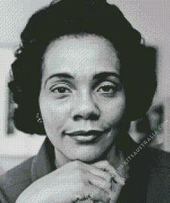 Monochrome Coretta King Diamond Painting