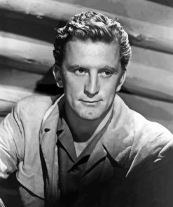 Monochome Kirk Douglas Diamond Painting