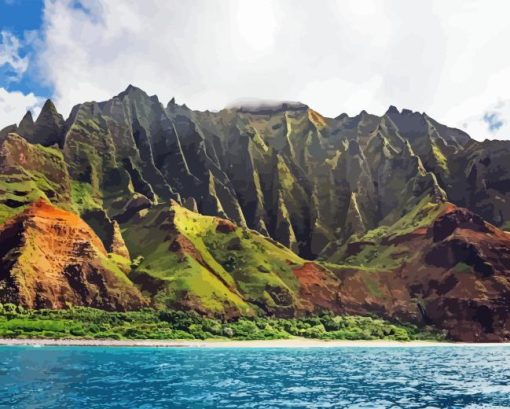 Napali Coast State Park Diamond Painting