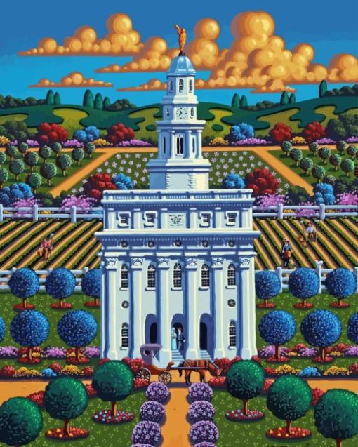 Nauvoo Temple Diamond Painting