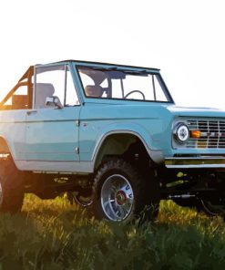 Old Ford Bronco Car Diamond Painting