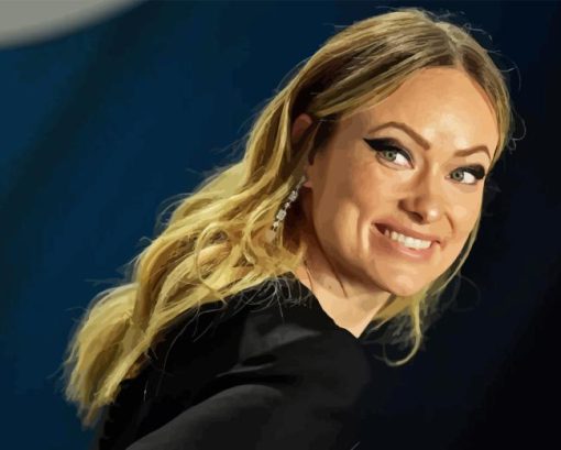 Olivia Wilde Smiling Diamond Painting