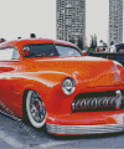 Orange Mercury Lead Sled Diamond Painting