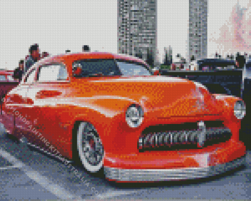 Orange Mercury Lead Sled Diamond Painting