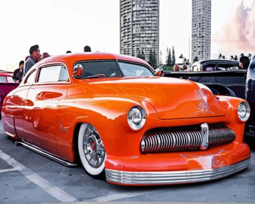 Orange Mercury Lead Sled Diamond Painting