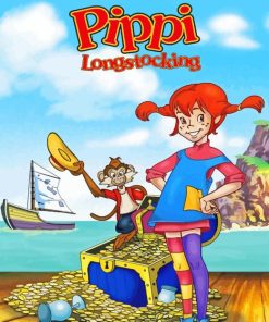 Pippi Longstocking Poster Diamond Painting