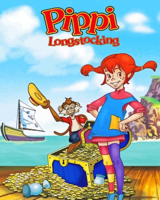 Pippi Longstocking Poster Diamond Painting