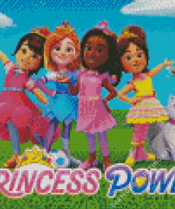 Princess Power Poster Diamond Painting