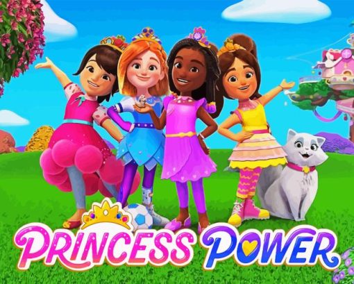 Princess Power Poster Diamond Painting