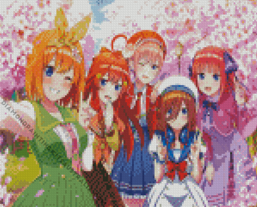 Quintessential Quintuplets Serie Diamond Painting