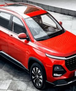 Red Mg Hector Diamond Painting