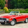 Red Mercedes 200 Sl Diamond Painting