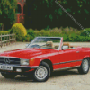 Red Mercedes 200 Sl Diamond Painting