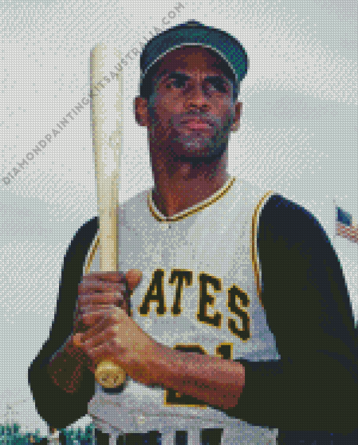 Roberto Clemente Diamond Painting