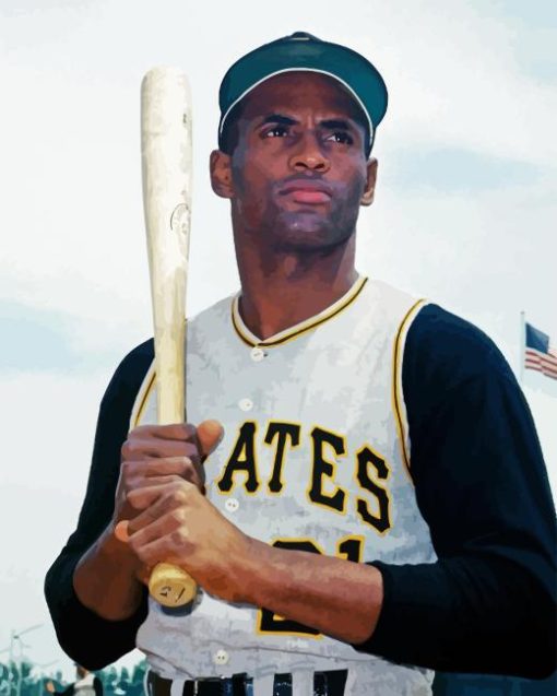 Roberto Clemente Diamond Painting