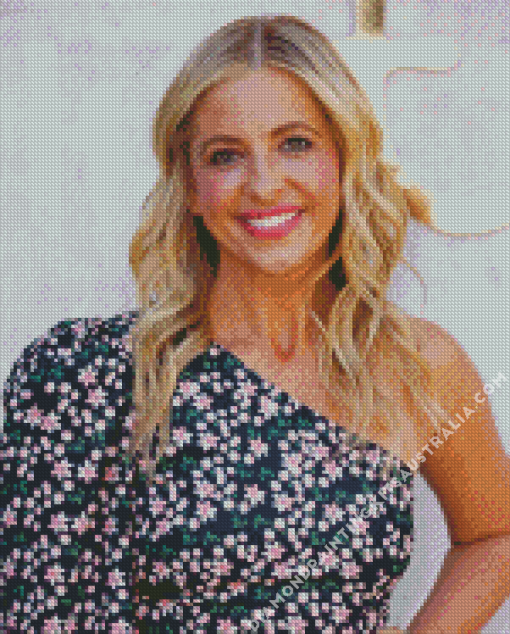 Sarah Gellar Smiling Diamond Painting