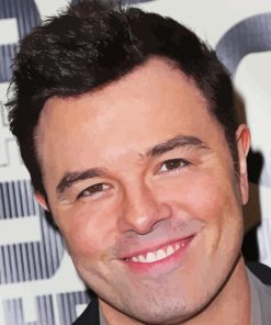 Seth Macfarlane Smiling Diamond Painting