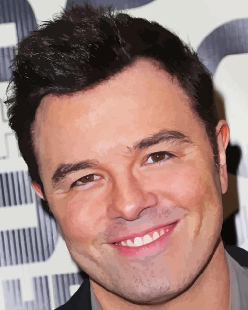 Seth Macfarlane Smiling Diamond Painting