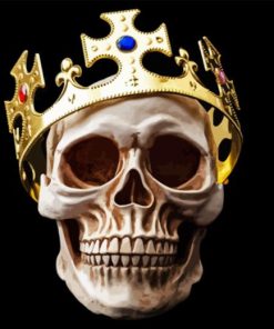 Skull With Crown Diamond Painting