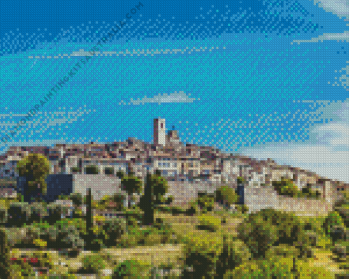 St Paul De Vence France Diamond Painting