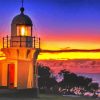 Sunset Ballina Lighthouse Diamond Painting