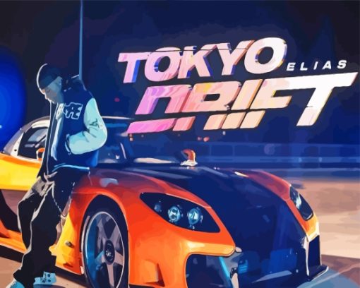 Tokyo Drift Fast And Furious Diamond Painting