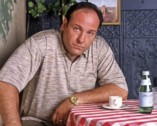 Tony Soprano Character Diamond Painting