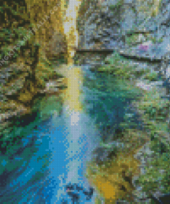 Vintgar Gorge Diamond Painting