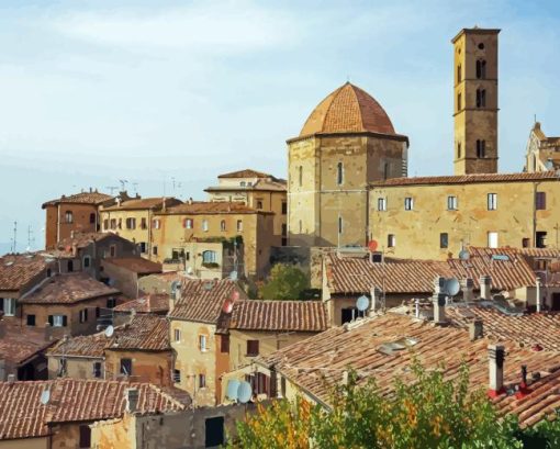 Volterra Buildings Diamond Painting