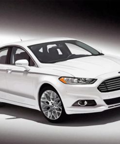 White Ford Mondeo Diamond Painting