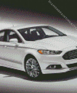 White Ford Mondeo Diamond Painting