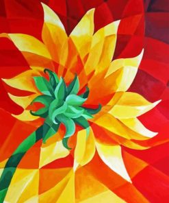 Abstract Sunflower Diamond Painting