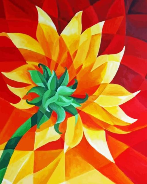 Abstract Sunflower Diamond Painting