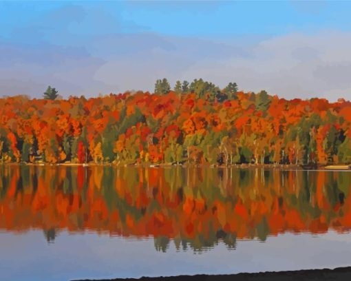 Adirondack Lake NYC Diamond Painting