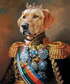 Admiral Dog Animal Diamond Painting