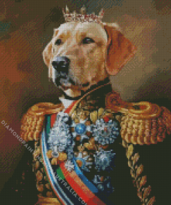 Admiral Dog Animal Diamond Painting