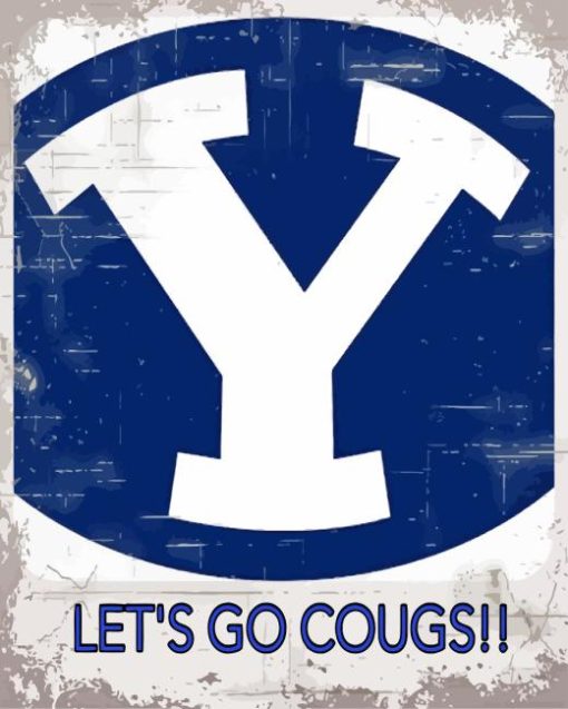 BYU Cougars Football Logo Diamond Painting