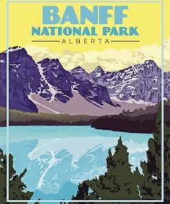 Banff National Park Poster Diamond Painting