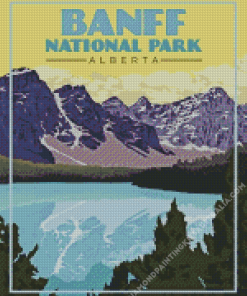 Banff National Park Poster Diamond Painting