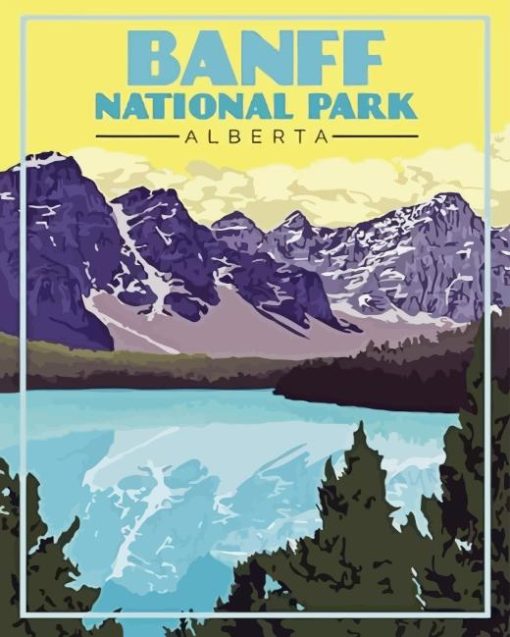 Banff National Park Poster Diamond Painting