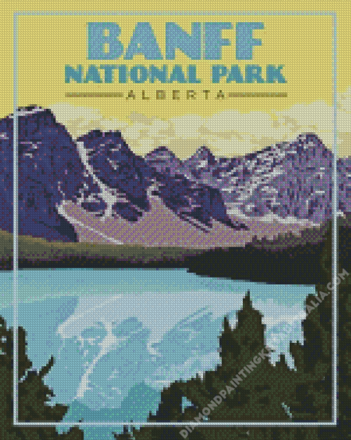 Banff National Park Poster Diamond Painting