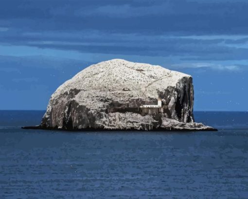 Bass Rock Island Diamond Painting